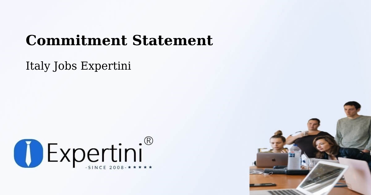 Commitment Statement - Italy Jobs Expertini